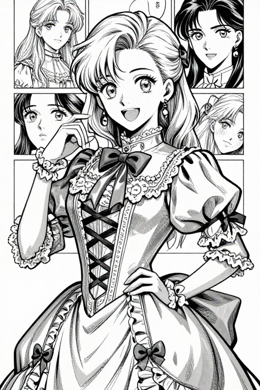 NOBLE LADY - Manga Panel