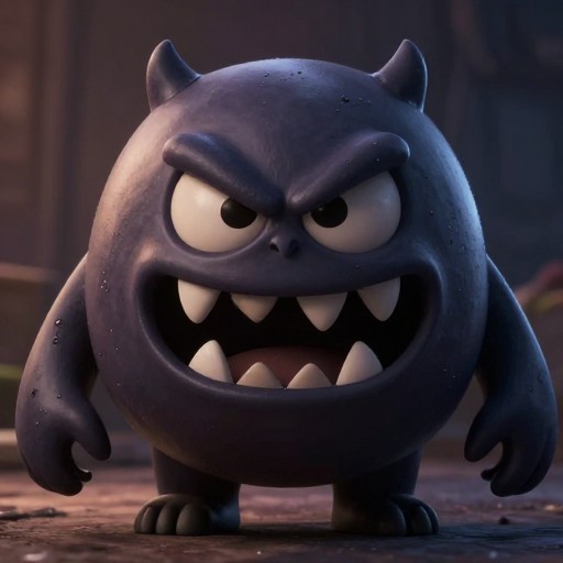 SCARY MONSTER - Pixar Style
