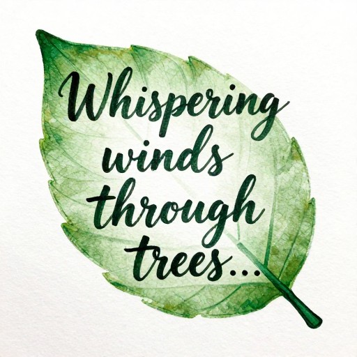 NATURE LEAF - Handwritten