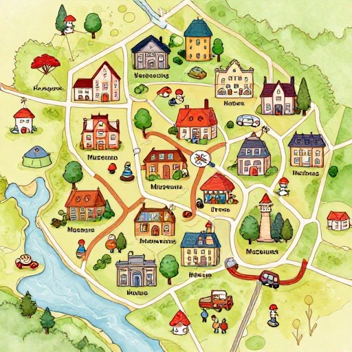 TOURIST MAP - Storybook