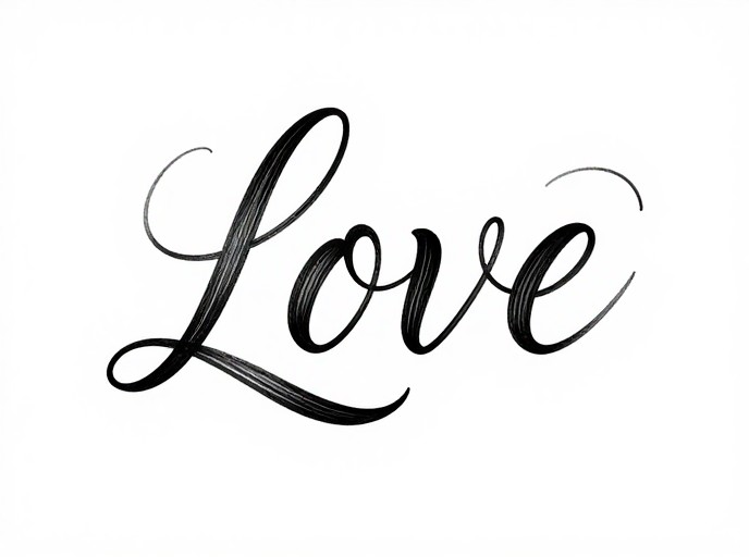 LOVE - Fine Line Script