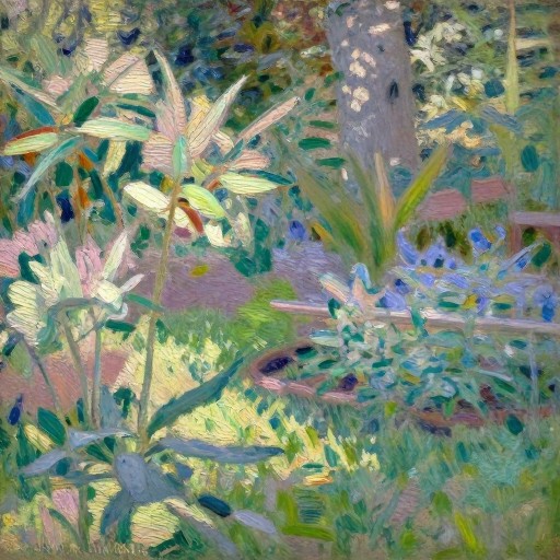 IMPRESSIONIST GARDEN - Impressionist