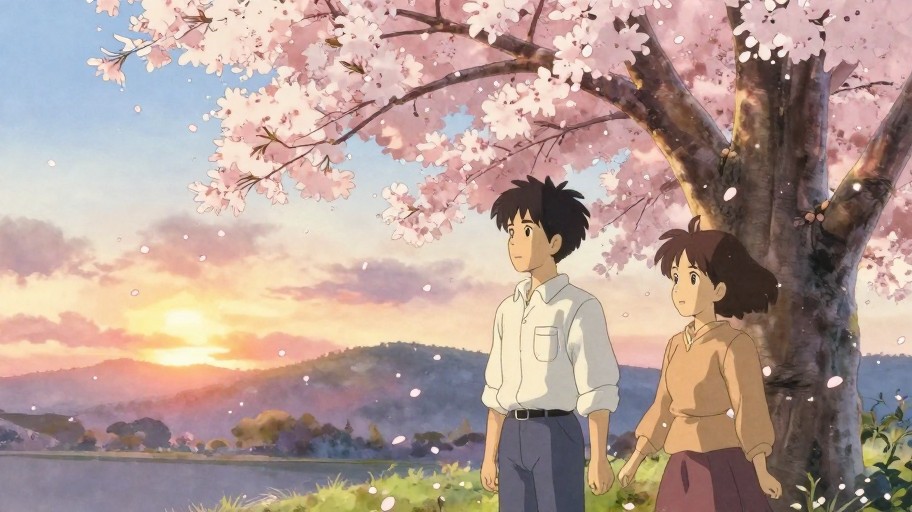 CHERRY BLOSSOMS - Studio Ghibli