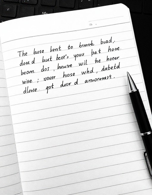 HANDWRITTEN NOTES - Grayscale Office