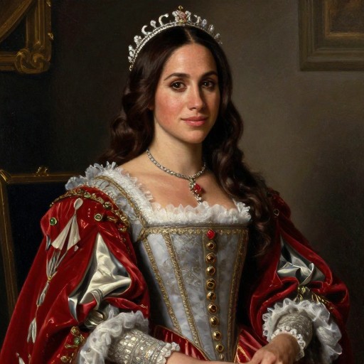 ROYAL PORTRAIT - Oil Painting
