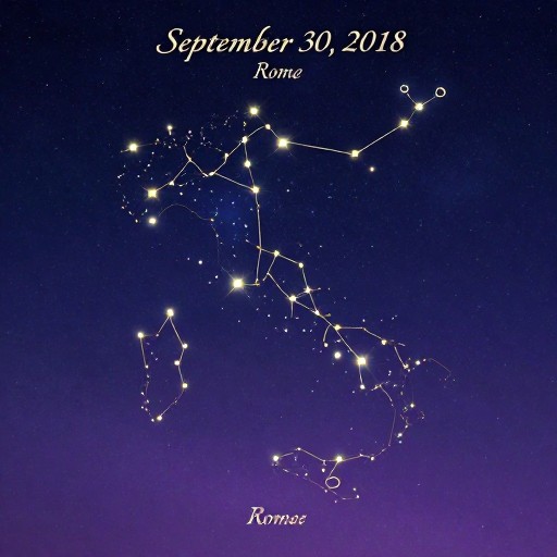 WEDDING MAP - Romantic Night