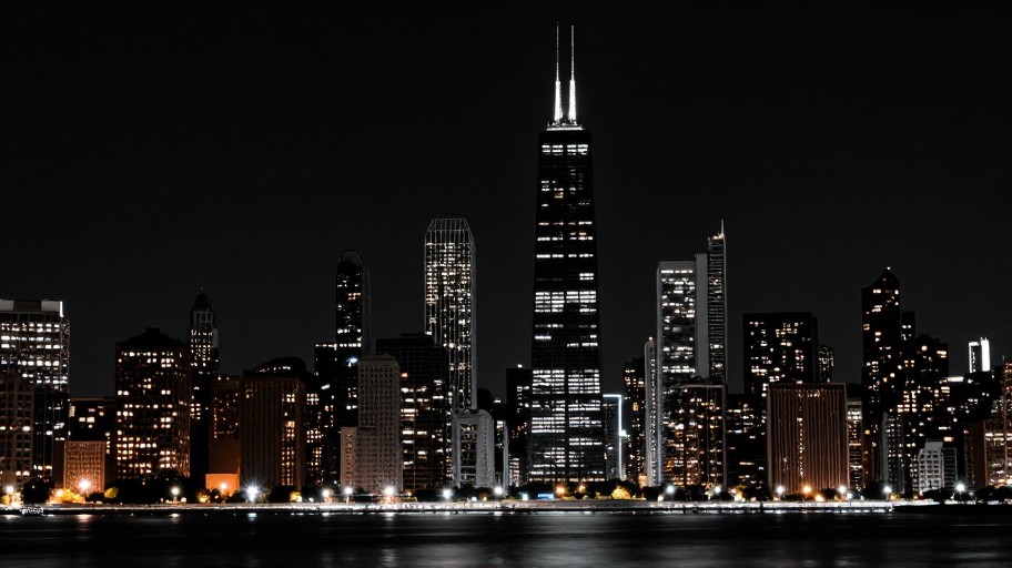 MINIMALIST CHICAGO - Neon Nightlife