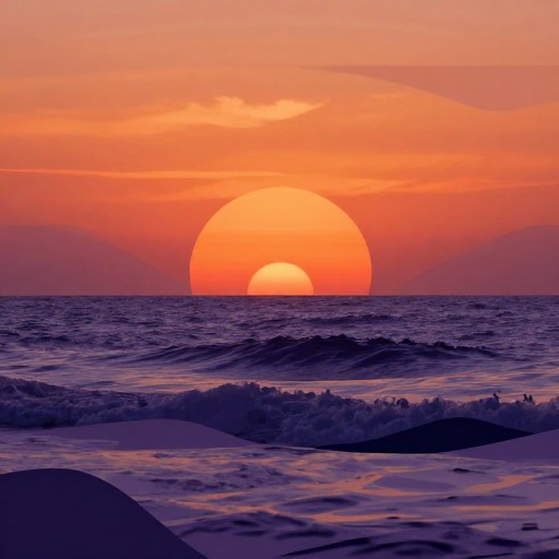 OCEAN SUNSET - Abstract