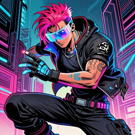 CYBER HACKER - Comic Book