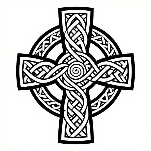 CELTIC CROSS - Traditional Knotwork