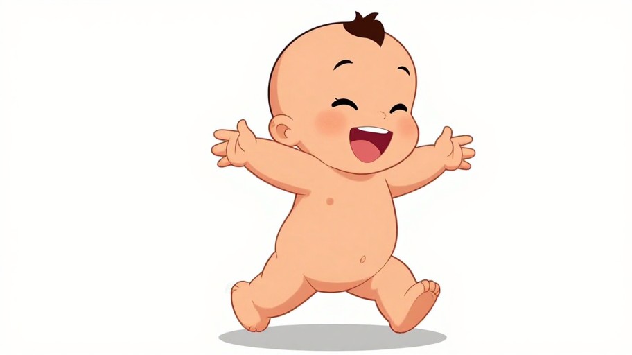 HAPPY TODDLER - Classic Cartoon