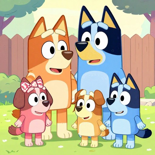 PLAYFUL FOUR - Classic Bluey