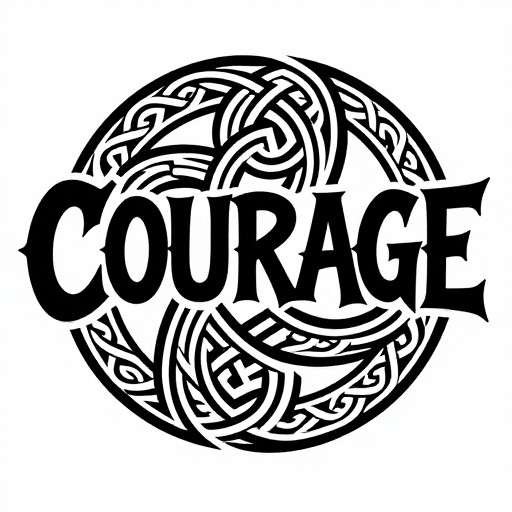 COURAGE SPIRAL - Celtic Tribal