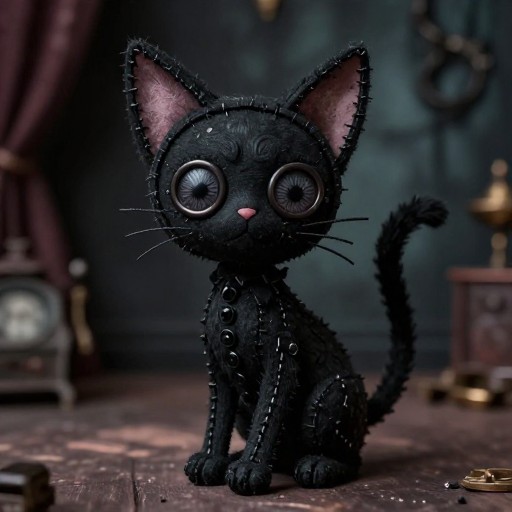 CAT COMPANION - Button Eyed