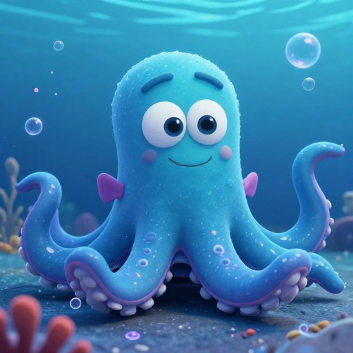 SEA CREATURE - Pixar Style