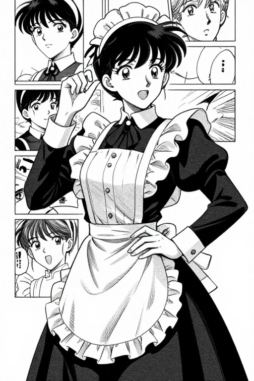 MAID SERVANT - Manga Panel
