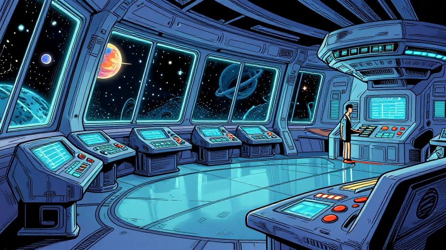 SPACE STATION - Comic Book