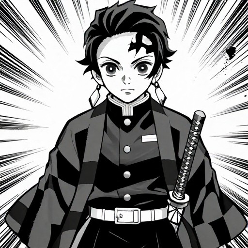 DEMON SLAYER - Manga Panel
