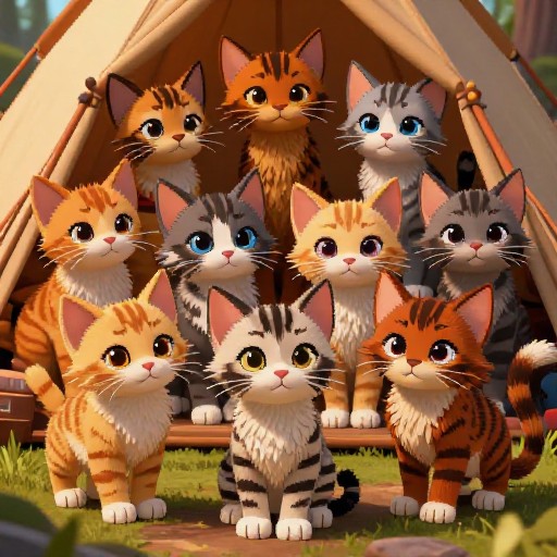 YOUNG KITTENS - HD Detail