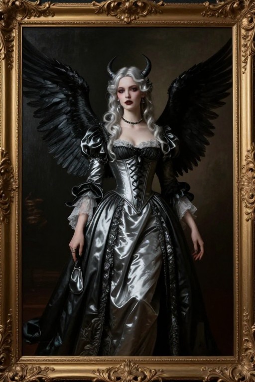 FALLEN ANGEL - Victorian Portrait