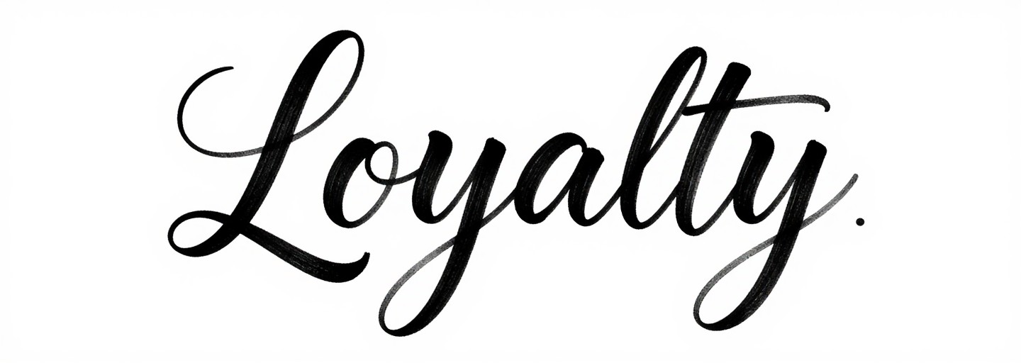 LOYALTY - Chicano Cursive