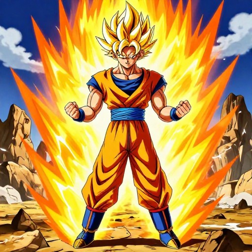 SAIYAN WARRIOR - Anime Style