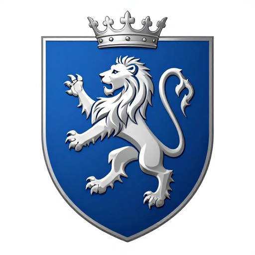 REGAL LION - Heraldic Shield