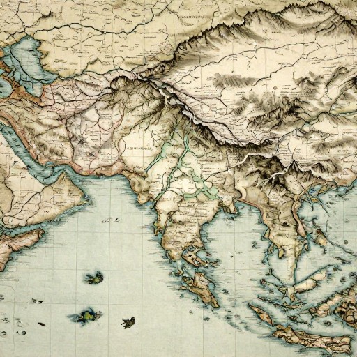 LARGE CONTINENT - Antique Atlas