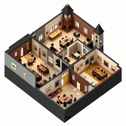 MODERN GUILD - Isometric View