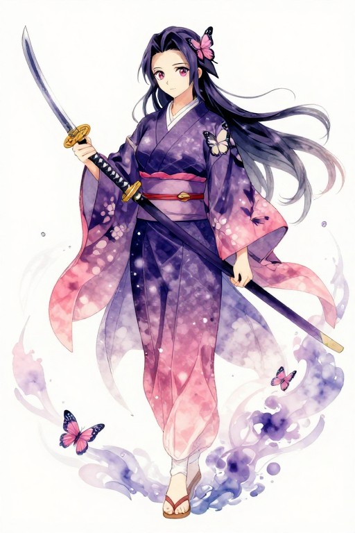 INSECT HASHIRA - Watercolor