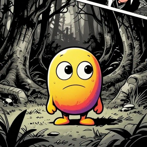 CUTE SIDEKICK - Comic Panel