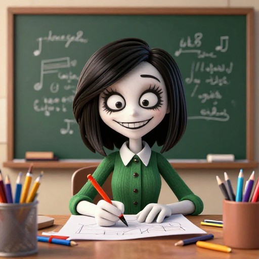 MISS SCRIBBLES - Singing Teacher