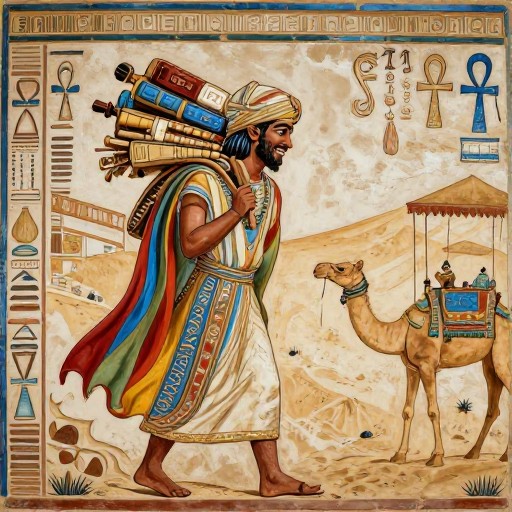 NOMADIC TRADER - Tomb Painting