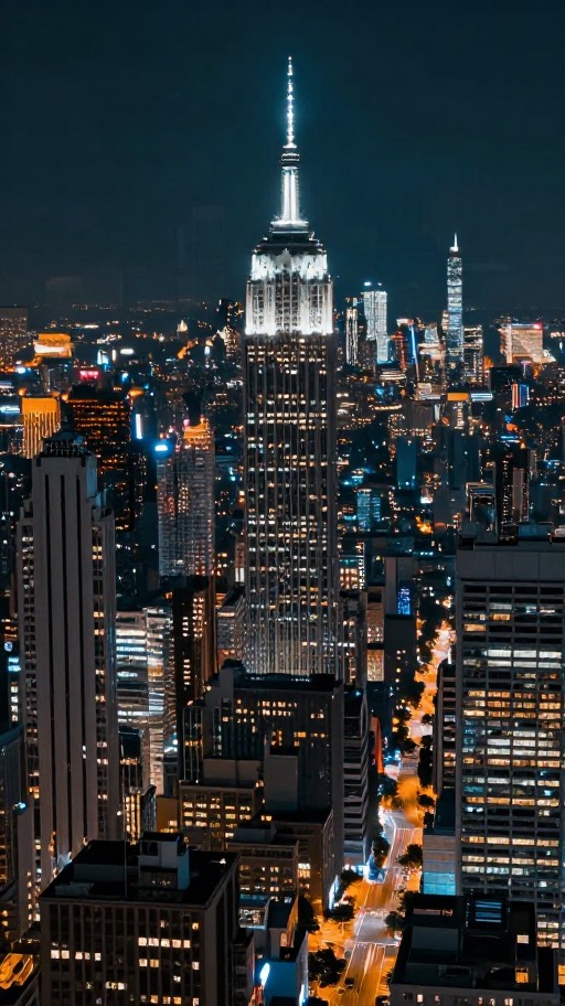 CITYSCAPE NIGHT - Floating Layers