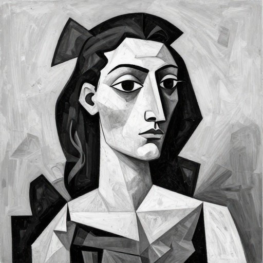 MONOCHROME PORTRAIT - Picasso Era