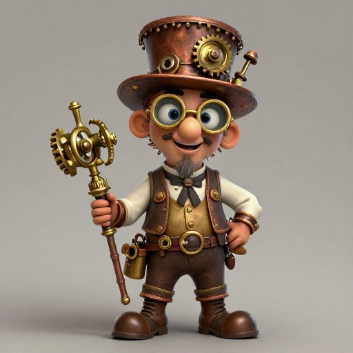 GEARHEAD STEAMPUNK - Inkwell Isle