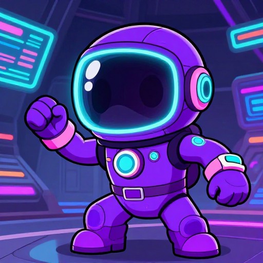 NEON FUTURISTIC - Cartoon Style