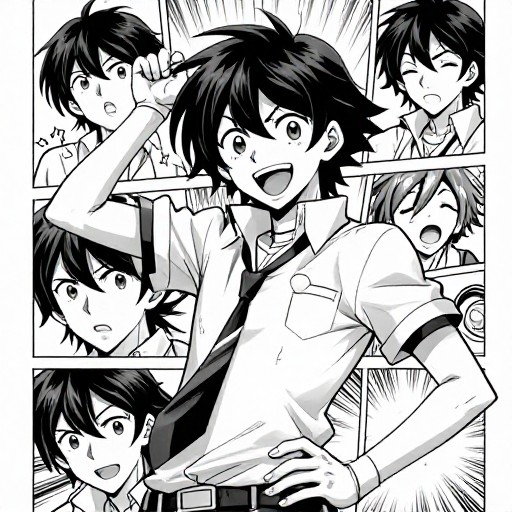 COMIC RELIEF - Manga Panel