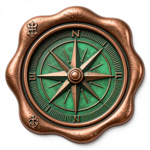 COMPASS BADGE - Wax Seal