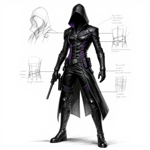 DARK ASSASSIN - Concept Sketch