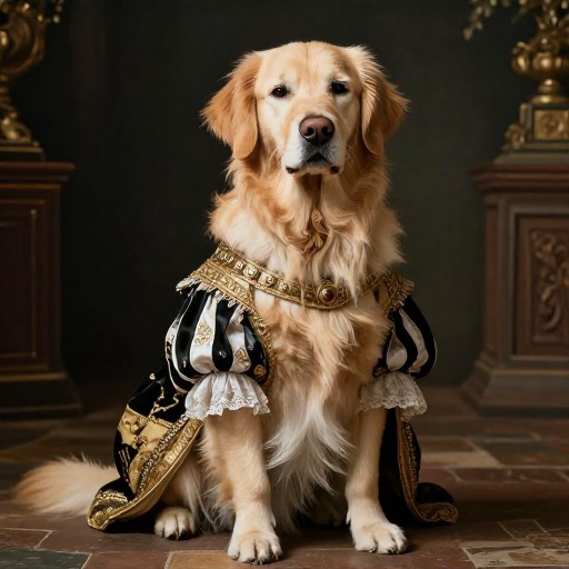 GOLDEN RETRIEVER - Royal Portrait
