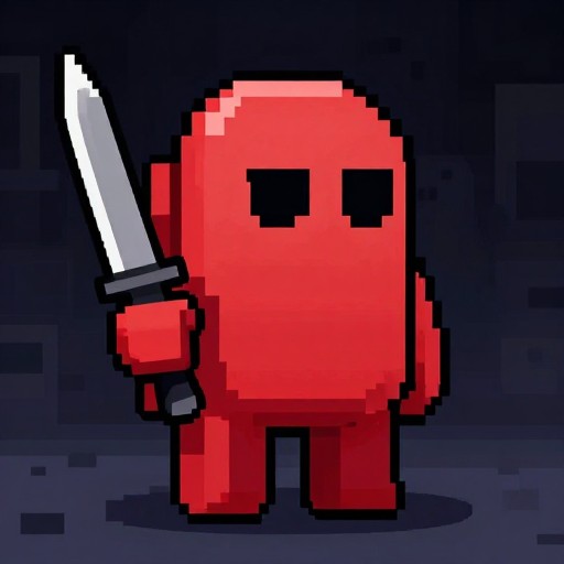 RED IMPOSTOR - Pixel Art