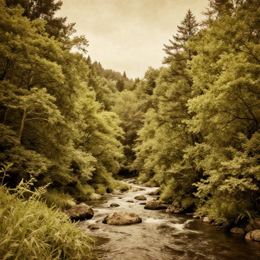 NATURE SCENE - Vintage