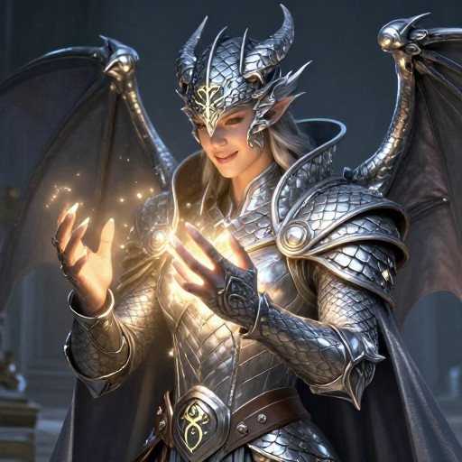 SILVER CLERIC - Fantasy Art