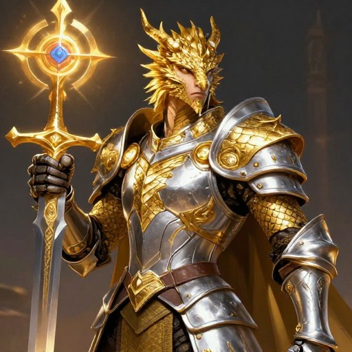 DRAGONBORN PALADIN - Fantasy Portrait