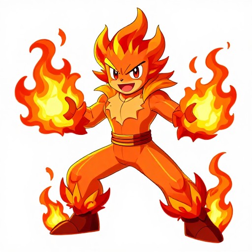 BLAZE FIRE - Toon Shaded