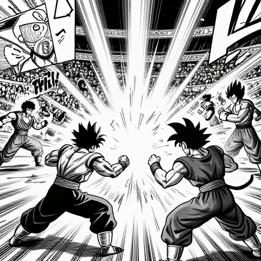 TOURNAMENT ARENA - Manga Panel