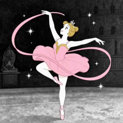 ELEGANT DANCER - Retro Toon
