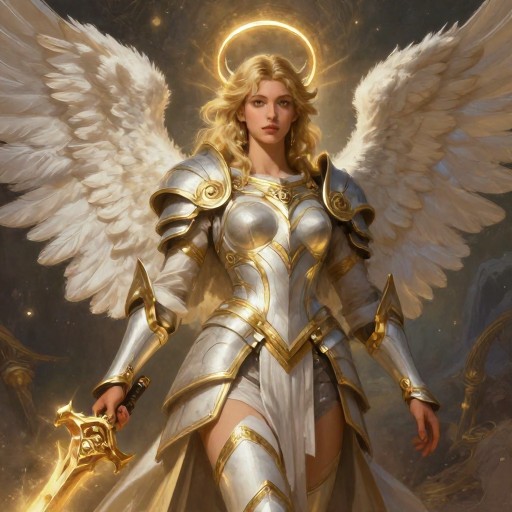 ANGEL WARRIOR - D&D Portrait