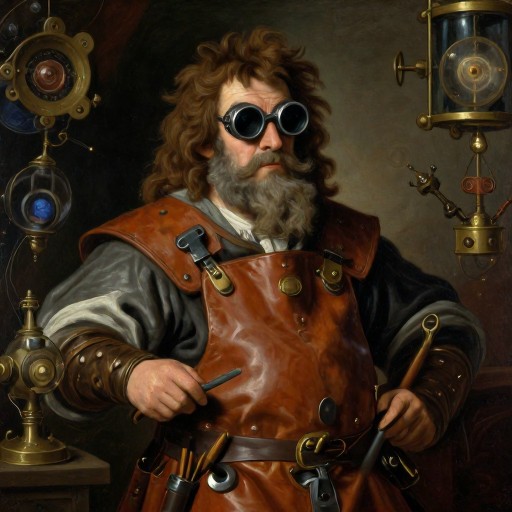 GNOME ARTIFICER - Oil Painting